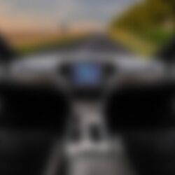 Vordere Sitzreihe einer Limousine